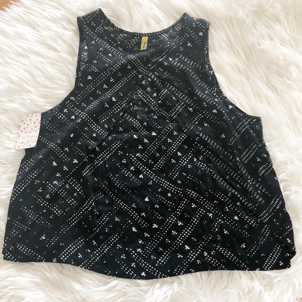 Free People sleeveless tank, sz med